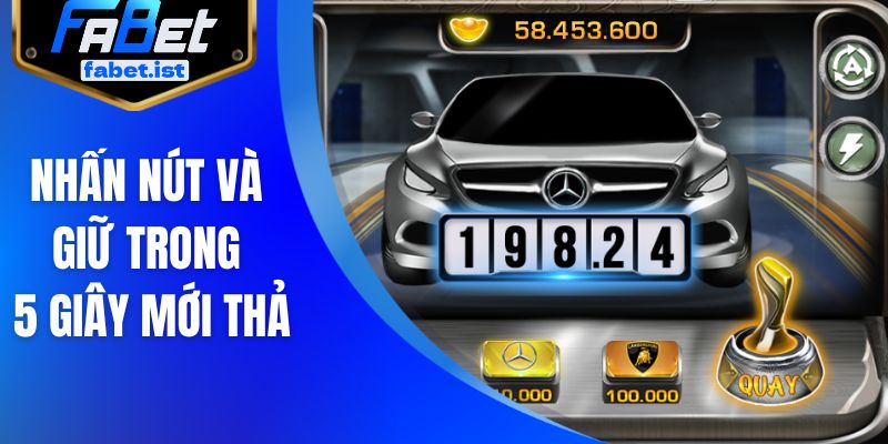 Nhấn nút và giữ trong 5 giây mới thả